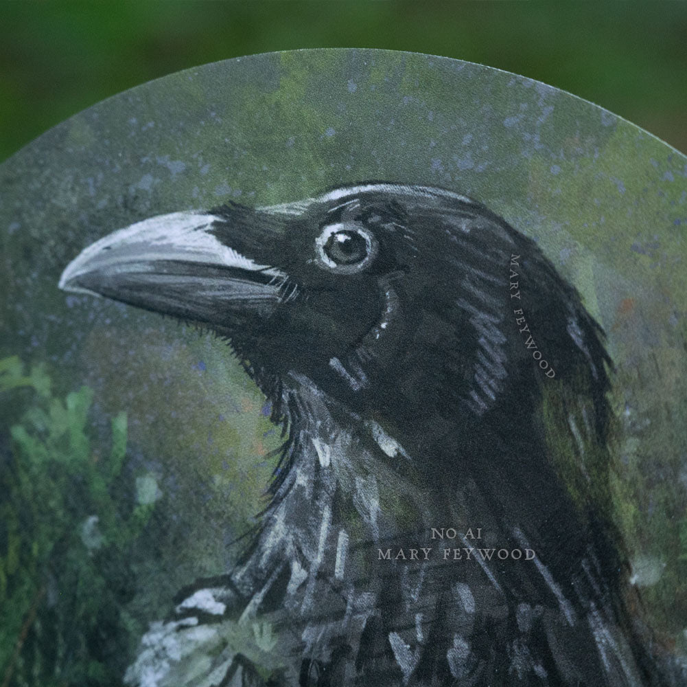 Crow raven - Art circle