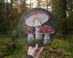 Art circle - Amanita Muscaria Mushrooms
