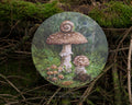 Art circle - Amanita Pantherina Mushrooms