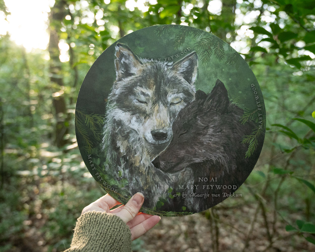 Wolf love - Art circle