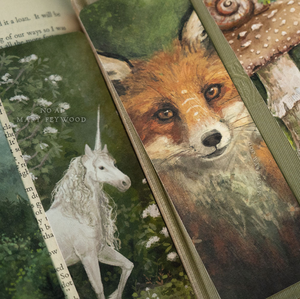 Enchanted forest - Bookmark set