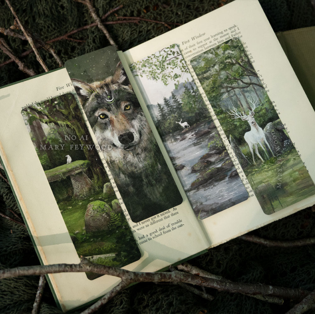 Gloomy forest - Bookmark Set