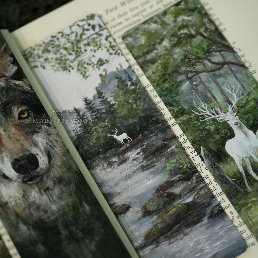Gloomy forest - Bookmark Set