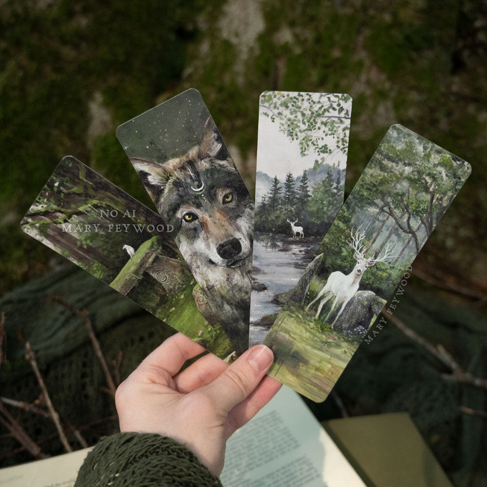 Gloomy forest - Bookmark Set