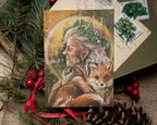 Yule crone with fox