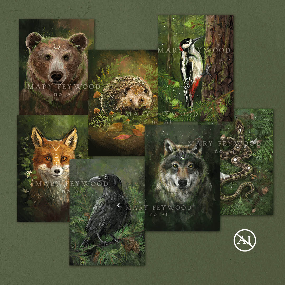 Forest animals set