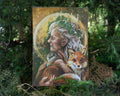 Yule crone with fox